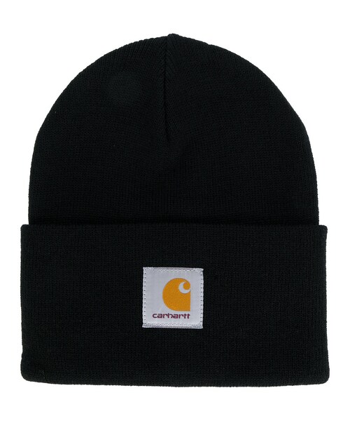 Carhartt(カーハート)の「Carhartt - ロゴ ビーニー - unisex - アクリル - ワンサイズ(ハット・レディース・ブラック・ワンサイズ)」の1枚目の写真