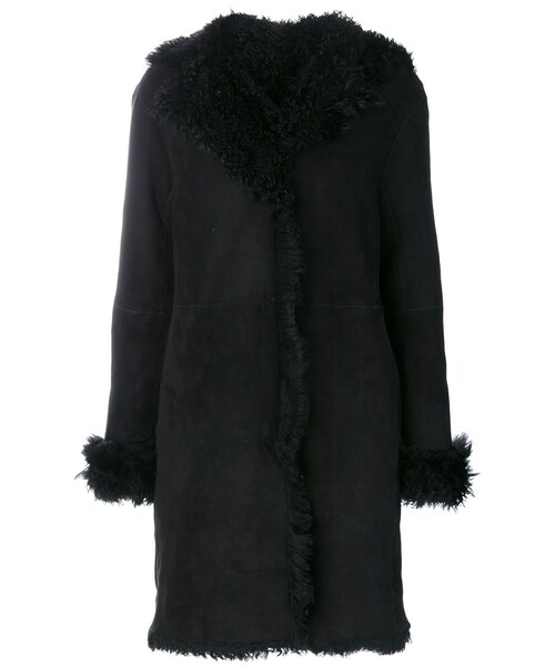 セオリー リバーシブルムートンコート