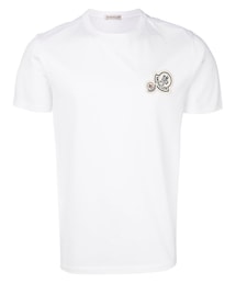 M　　　2枚セットMONCLER ロゴ Tシャツ ホワイト10A 20180131091322755_215.jpg
