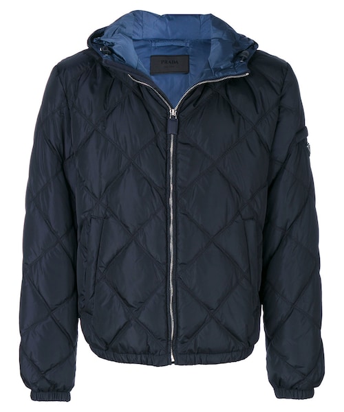 PRADAプラダ⚫︎ジャケット紺ネイビー プラダ PRADA ネイビー ダウンジャケット ダウンジャケット PRADA 紺