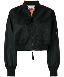 ティーバイアレキサンダーワン　シルクボンバージャケット Acne Studios - コーティング ボンバージャケット - ダークブラウン