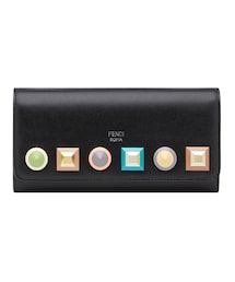 FENDI | Fendi - チェーンウォレット - women - カーフレザー/Acrylonitrile Butadiene Styrene (ABS)/コットン/アクリル - ワンサイズ(財布)