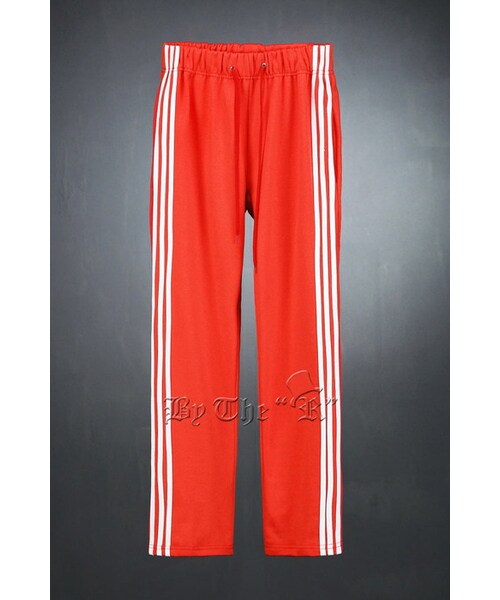 ByTheR（バイザアール）の「トリプルライントレーナーパンツ（その他パンツ・メンズ・ブラック/オレンジ/ホワイト/グレー・FREE）」の4枚目の写真