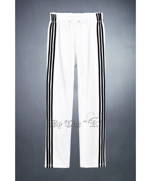 ByTheR（バイザアール）の「トリプルライントレーナーパンツ（その他パンツ・メンズ・ブラック/オレンジ/ホワイト/グレー・FREE）」の2枚目の写真