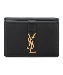 Saint Laurent | Saint Laurent - モノグラム 三つ折り財布 - women - レザー - ワンサイズ(財布)