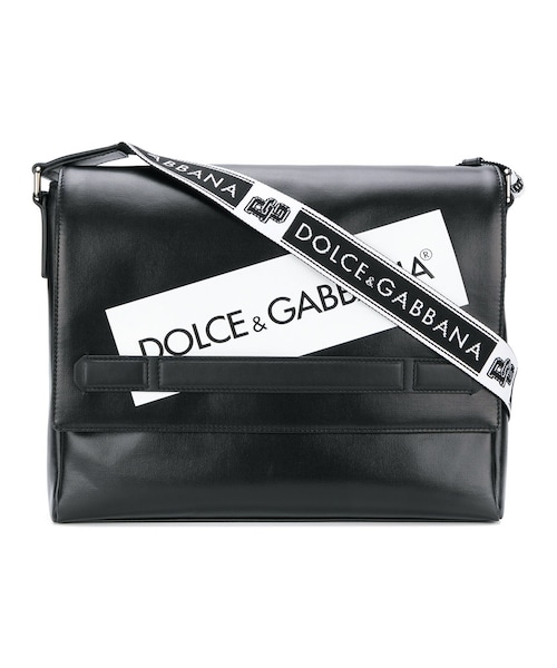 Dolce & Gabbana,Dolce & Gabbana - ロゴ メッセンジャーバッグ - men - コットン/ポリエステル