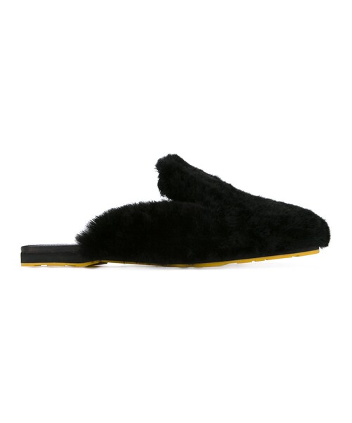 Jil Sander ジルサンダー ムートンミュール シープスキン レザー39 