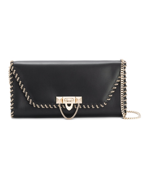 Black ファッション Valentino Garavani ブラック クラッチバッグ