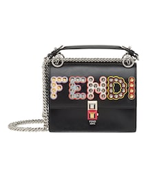 FENDI | Fendi - ミニ キャナイ ショルダーバッグ - women - カーフレザー/ポリエステル/ポリウレタン/Acrylonitrile Butadiene Styrene (ABS) - ワンサイズ(ショルダーバッグ)