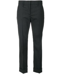 PRADA | Prada - クロップドパンツ - women - バージンウール/スパンデックス - 48(その他パンツ)