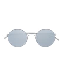 MYKITA | Mykita - ラウンドフレーム サングラス - unisex - stainless steel - ワンサイズ(サングラス)
