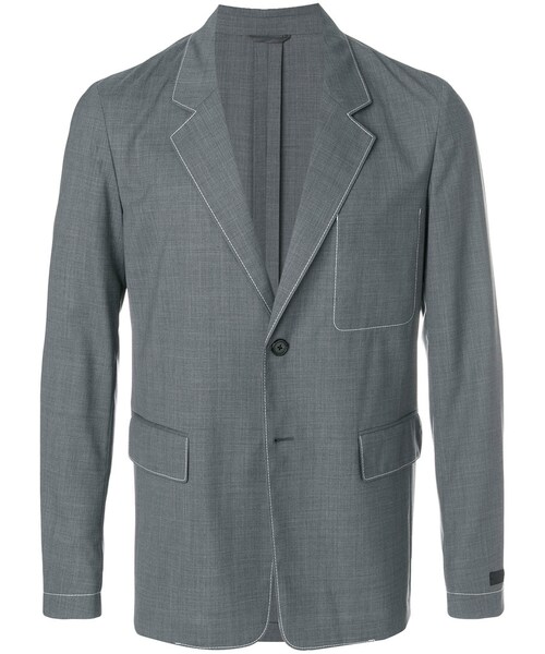 PRADA（プラダ）の「Prada - ステッチ テーラードジャケット - men 