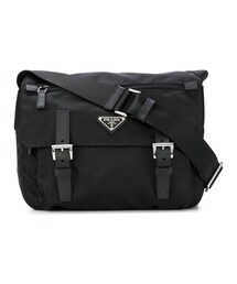 PRADA | Prada - ロゴ ショルダーバッグ - women - レザー/ナイロン - ワンサイズ(ショルダーバッグ)