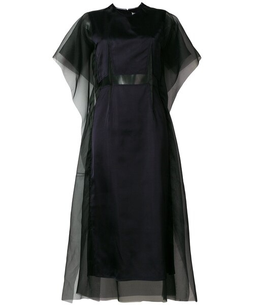 海外ファッション【新品】Maison Margiela シルクデザインドレス 40