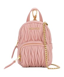 Miu Miu キルティングバックパック 楽天市場】ミュウ Miu ハンドバッグ バッグ エナメル