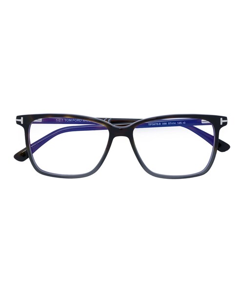 Tom Ford Eyewear（トムフォードアイウェア）の「Tom Ford Eyewear - TF5478 眼鏡フレーム - men - アセテート - 57（メガネ）」 - WEAR