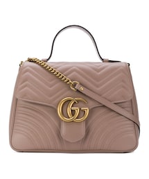 GUCCI | Gucci - Ggマーモント ハンドバッグ - women - レザー - ワンサイズ(トートバッグ)