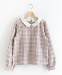 MAJESTIC LEGON | フェミニンチェック襟付きブラウス(トップス)