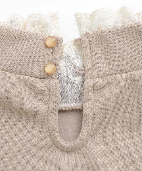 MAJESTIC LEGON(マジェスティックレゴン)の「レース付裏起毛プルオーバー(トップス・レディース・ブルー/アイボリー/ベージュ・M)」の13枚目の写真