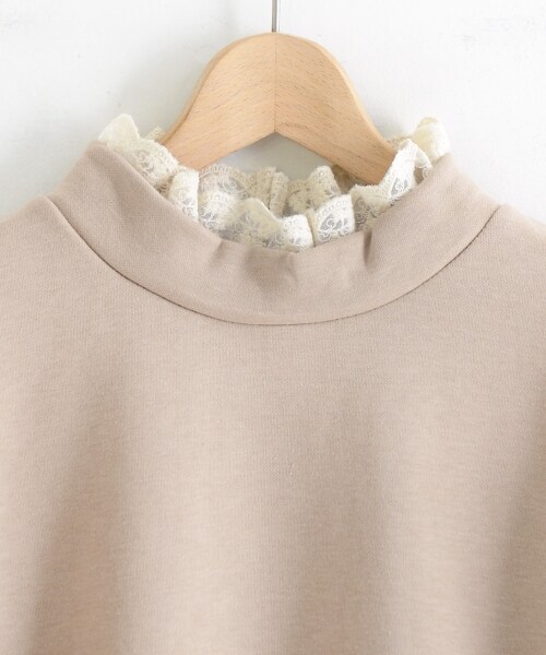 MAJESTIC LEGON(マジェスティックレゴン)の「レース付裏起毛プルオーバー(トップス・レディース・ブルー/アイボリー/ベージュ・M)」の11枚目の写真