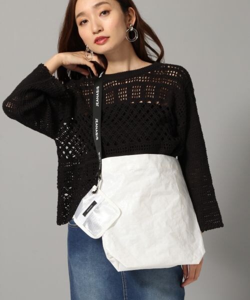 JEANASIS（ジーナシス）の「イージーBAG（バッグ・ホワイト()/イエロー()）」の5枚目の写真