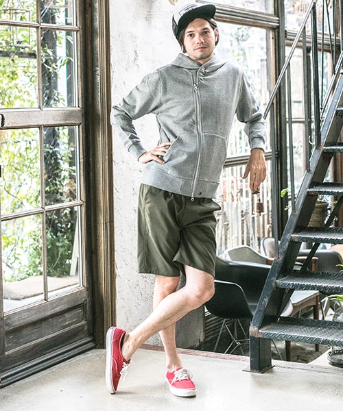 CAMBIO（カンビオ）の「USA Cotton URAKE Riders Zip Up Parka