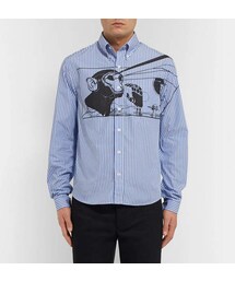 PRADA（プラダ）の「Prada Button-Down Collar Printed Striped