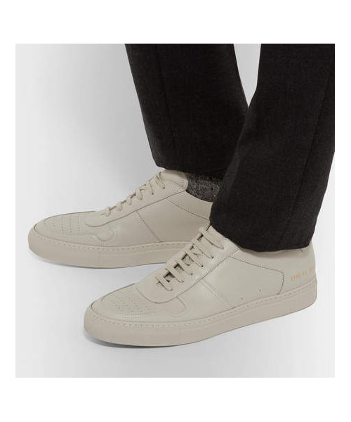 COMMON PROJECTS(コモンプロジェクト)の「Common Projects Bball Leather Sneakers(スニーカー・メンズ・Gray・42/45/44/46/43/41/47/38/40/39)」の3枚目の写真
