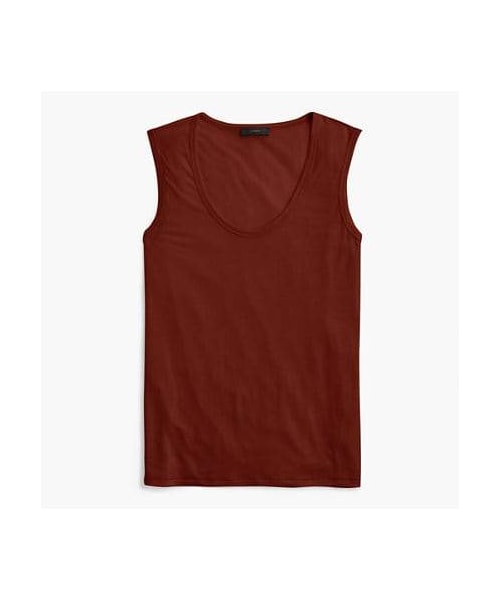 J.CREW(ジェイクルー)の「Drapey tank top(タンクトップ・レディース・Black/White/Red/Beige/Gold/Blue/Green・Xx-small/X-small/Small/Medium/Large/X-large/Xx-large)」の6枚目の写真