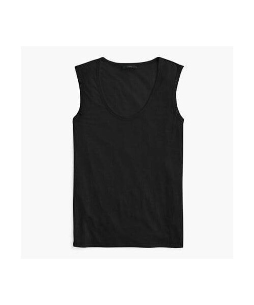 J.CREW(ジェイクルー)の「Drapey tank top(タンクトップ・レディース・Black/White/Red/Beige/Gold/Blue/Green・Xx-small/X-small/Small/Medium/Large/X-large/Xx-large)」の1枚目の写真