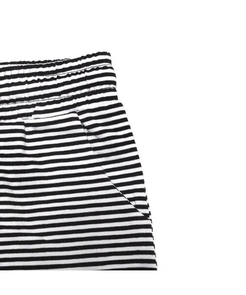 cache cache（カシュ カシュ）の「MINGO.　slimfitjogger（B/Wstripes）（その他パンツ・キッズ・その他）」の2枚目の写真
