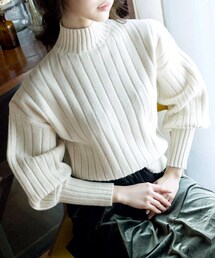 DINT | 非アンナバルーンスリーブニットトップ(ニット/セーター)