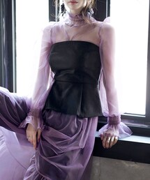 DINT | 回転ズフリルレイヤードトップ(その他トップス)