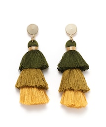 GRL | 配色3連タッセルピアス(ピアス（両耳用）)