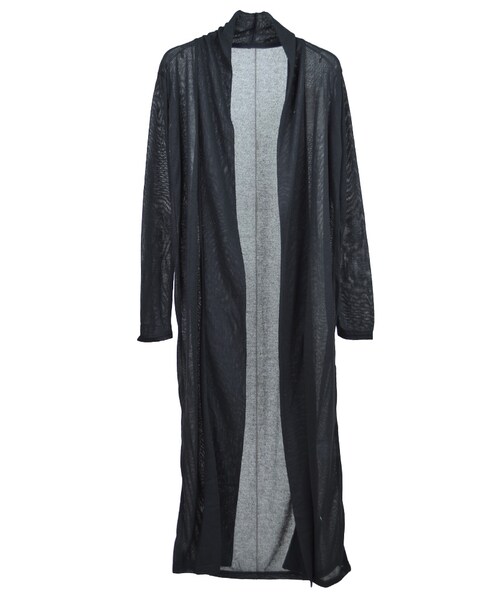 STYLEBLOCK（スタイルブロック）の「ロングドレープカーディガン（カーディガン/ボレロ・レディース・ホワイト/ライトグレー/イエロー/ピンク/ブルー/ブラック・M）」の3枚目の写真