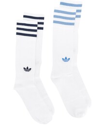 adidas | Adidas - ロゴ靴下 セット - unisex - コットン/ポリアミド/ポリエステル/スパンデックス - L(ソックス/靴下)
