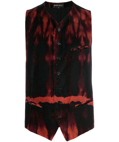 Ann Demeulemeester ベスト ジレ メンズ ANN DEMEULEMEESTER メンズ ベスト Ann Demeulemeester ベスト ジレ