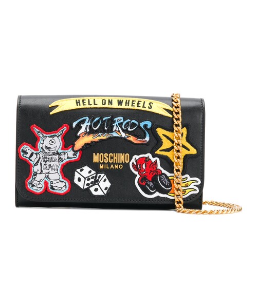MOSCHINO モスキーノ Teddy Bear Studded Wallet A81118006 0196 1242 