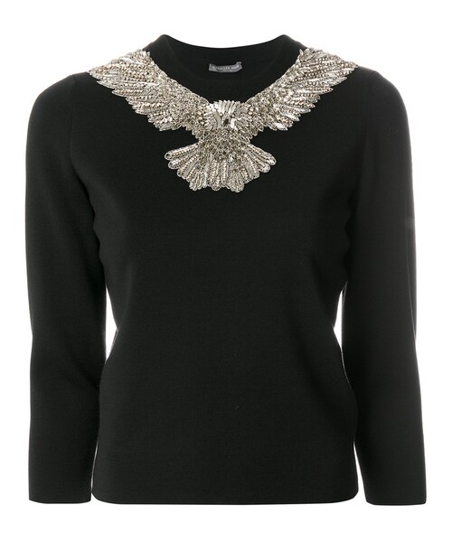 Alexander McQueen セーター S ブラック なニット Alexander McQueen セーター S ブラック なニット Alexander McQueen