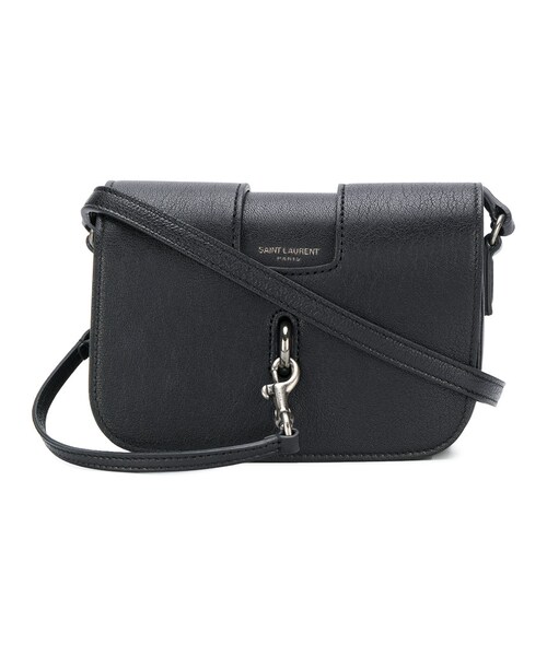 Saint Laurent(サンローラン)の「Saint Laurent - シャーロット クロスボディバッグ - women - ラムスキン - ワンサイズ(ショルダーバッグ・レディース・ブラック・ワンサイズ)」の1枚目の写真