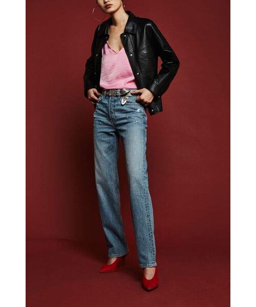 topshop moto mid blue new boyfriend jeans