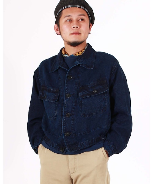 45R（フォーティファイブアール）の「麻世妙ダックJEAN JACKET