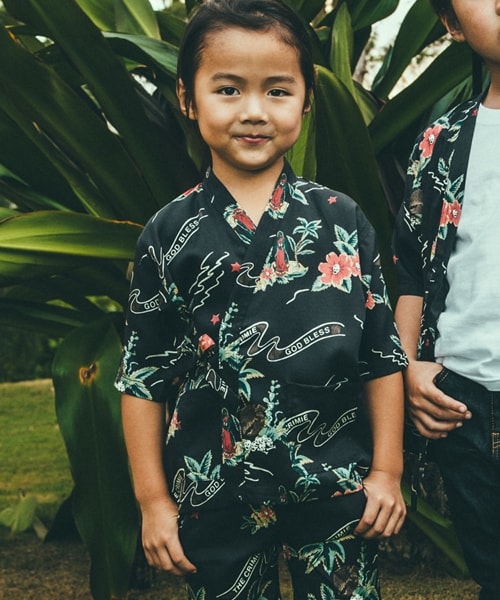 CAMBIO（カンビオ）の「C1H3-STK4-CR ALOHA KIDS JINBEI SET UP
