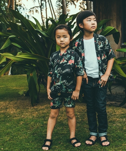 CAMBIO（カンビオ）の「C1H3-STK4-CR ALOHA KIDS JINBEI SET UP