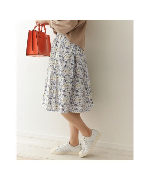 かぐれ　リバティプリントスカート　ミモザ　アーバンリサーチドアーズ 新品◇かぐれ◇リバティプリントスカート《Mimosa》アーバン