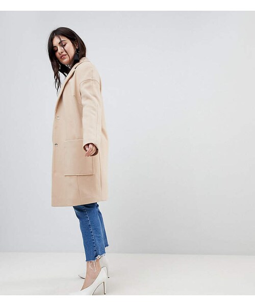 asos curve coats