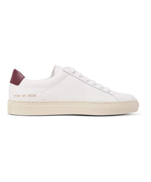 COMMON PROJECTS（コモンプロジェクト）の「Common Projects Achilles Retro Leather Sneakers（スニーカー・メンズ・White・38/40/42/39/43/41/45/47/44/46）」の2枚目の写真