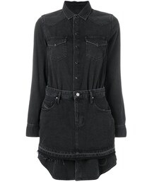 DIESEL | Diesel - De-Desy コンビドレス - women - cotton - XS(ワンピース)