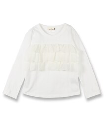 BRANSHES | シフォンフリル長袖Tシャツ(Tシャツ/カットソー)
