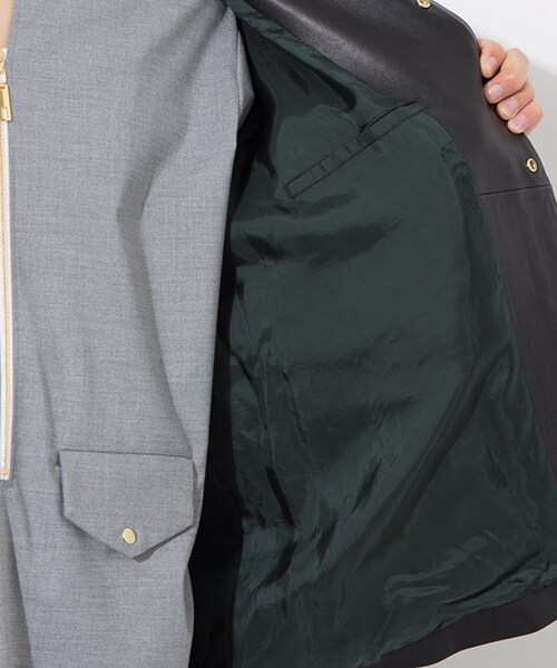 CULLNI（クルニ）の「レザーコーチジャケット（）」 - WEAR